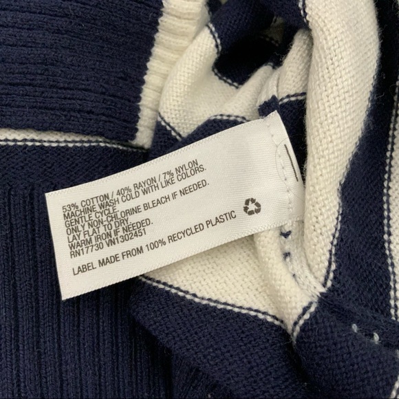 A New Day Long Sleeve Crew Neck Sweater
Navy Blue & White
Size XS - Picture 8 of 8